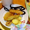ハナチ★'s cooksnap of when they made カラッと美味しい＊さつまいもの天ぷら.