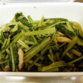 はるろか's cooksnap of when they made めんつゆで！こまつなと油揚げの煮浸し.