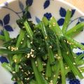 れれれれんこん's cooksnap of when they made 小松菜シャキシャキ簡単ごま和え.