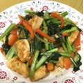 まりっコぐらし's cooksnap of when they made 簡単☆小松菜と鶏むね肉のオイスター炒め☆.