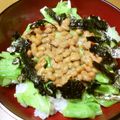 Andy♪'s cooksnap of when they made 手抜きランチ、きゃべつ納豆丼.