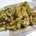 ハナレ's cooksnap of when they made しめじとピーマンのツナ卵炒め.