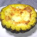 まるこけこっこ's cooksnap of when they made ズボラカボチャのチーズ焼き～♫♬.