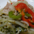 ダブルおさかな's cooksnap of when they made 鮭と豚肉の野菜蒸し.