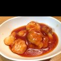 nonoue's cooksnap of when they made つぼみ丸の豚もち甘酢あんかけ.