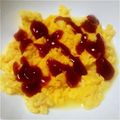 mihosky☆'s cooksnap of when they made 【ふわふわスクランブルエッグマヨケチャ】.