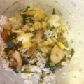 美らvivi's cooksnap of when they made 海老ときのこのバター炒飯.