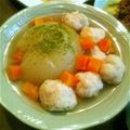 ニコニコまっきー's cooksnap of when they made まるごと玉ねぎスープ with 肉団子.