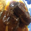 himawari66's cooksnap of when they made ♪圧力鍋♪牛肉の赤ワイン煮.