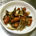 meff's cooksnap of when they made 舞茸とウインナー　～バター醤油で.