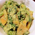 kaiyui's cooksnap of when they made アボカドがナイス！春菊と柿のサラダ.