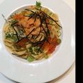 Kaohaha's cooksnap of when they made 生ウニのクリームパスタ★イクラ添え.