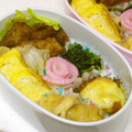 なななな♡MaMa's cooksnap of when they made 煮かぼちゃのマヨ焼き♪.