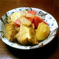 おけまろ's cooksnap of when they made 甘酒で作る砂糖なし肉なし甘辛厚揚げじゃが.