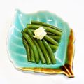 うまうま・らぶ's cooksnap of when they made 料亭風盛りつけ♪生姜醤油☆茹でいんげん.