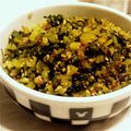 Seasonsととろ's cooksnap of when they made かぶの葉とおかかの炒め物.