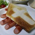 zakkiiM's cooksnap of when they made ハロウィンに♪　棺桶サンドイッチ.