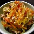 たなか家's cooksnap of when they made そうめんかぼちゃ（金糸瓜）のアジアン炒め.