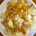 ももそうママ's cooksnap of when they made 子供が喜ぶ♪豆腐とツナとコーンの簡単煮.