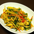 mazico's cooksnap of when they made ささみの青椒肉絲.