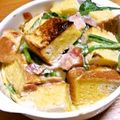 うっううー's cooksnap of when they made 簡単☆あまりモノとパンのキッシュ風.