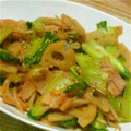 モンチョス's cooksnap of when they made 青梗菜＆薄揚げの辛味炒め.