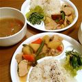 かかかママ♪'s cooksnap of when they made 鶏肉とさつま芋の肉じゃが.