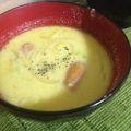 larvitar's cooksnap of when they made ヘルシー♪きのこの豆乳カレースープ.