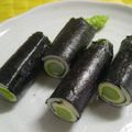 nabeko44kazu's cooksnap of when they made さわやか☆　アスパラとチーズno海苔巻き.