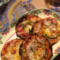koyumix's cooksnap of when they made 簡単♪とろ～りチーズの餃子の皮ピザ.