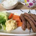 hitomi34's cooksnap of when they made ガーリックが香る、和風ステーキソース.