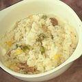 KECOTA's cooksnap of when they made 炊飯器 de 簡単チキンピラフ♪.