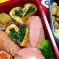 さききゅん。's cooksnap of when they made お弁当☆ほうれん草巻き玉子焼き。.