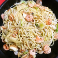 みうきー's cooksnap of when they made ネギと海老の塩焼きそば★.
