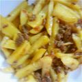 am♡kitchen's cooksnap of when they made じゃがいもとひき肉の梅炒め.