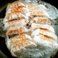あんずcat's cooksnap of when they made 油なしでもパリッ！簡単羽付き餃子の焼き方.