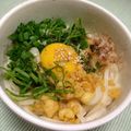 ぷーぷに's cooksnap of when they made うどん大好き☆とろ～り卵の釜玉うどん.
