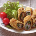 maeとも's cooksnap of when they made おかんの定番☆野菜豚巻きフライ.