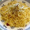 あきみの☆'s cooksnap of when they made かんたん♪アンチョビのパスタ.