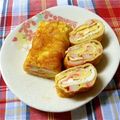 ジョリポン's cooksnap of when they made 塩胡椒で中華風に！？カニカマ入り卵焼き.