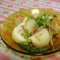 赤い電話's cooksnap of when they made まるごとカブとベーコンの炒め物.