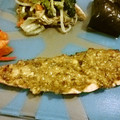 かよなみ's cooksnap of when they made ネギの青い部分で♪鮭のネギ味噌焼き.