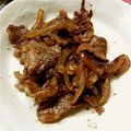 ★☆みみこ☆★'s cooksnap of when they made 牛肉と玉ねぎの大人なマーガリン醤油.