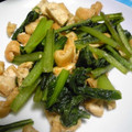 J・0505's cooksnap of when they made 油揚げと小松菜炒め.