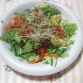 モモレシピ's cooksnap of when they made クリームチーズとトマトの和風サラダ。.