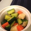 yu325's cooksnap of when they made 長芋ときゅうりのコロコロ酢の物.