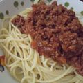 ルリナ's cooksnap of when they made トマト缶不要☆スパゲティミートソース.