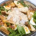 yuli1223's cooksnap of when they made シチューをリメイク　シーザーサラダ.