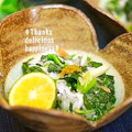 ruruchirin's cooksnap of when they made ﾓﾛﾍｲﾔと茗荷のみぞれ和え♡.
