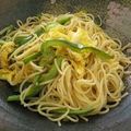 チロルっち's cooksnap of when they made 簡単！タマゴ＆ピーマンのスパゲッティ.
